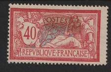 Francia - 1900 - 40c Rosso e