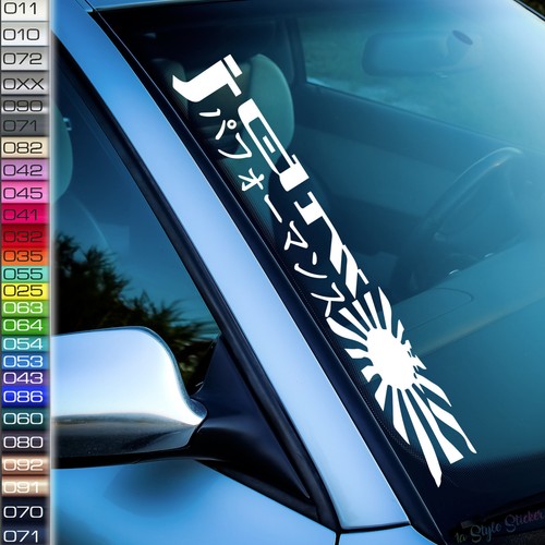 Adesivo jdm parabrezza - adesivo,