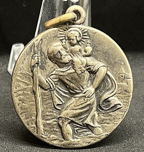 Antica medaglia protettore - , san