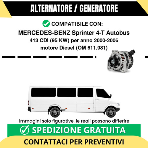 Alternatore mercedes benz - alternatore, mercedes-benz