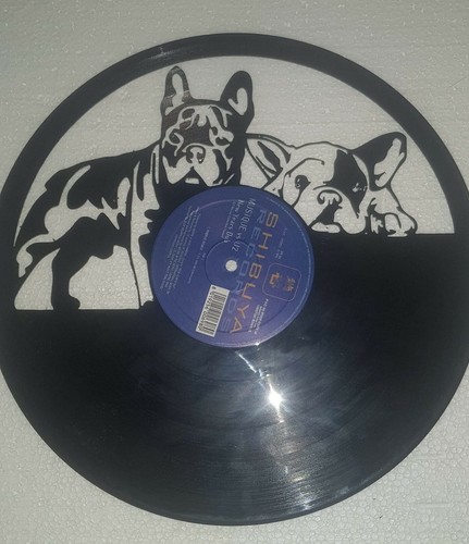 Orologio vinile bulldog - in,