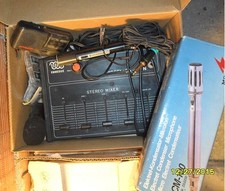 mixer microfono registratore mangiacassette cd phono giradischi audio monacor 