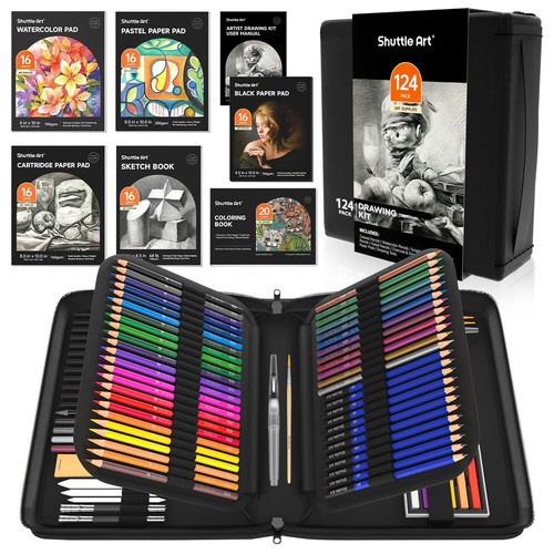 124 pezzi kit disegno - 124,