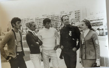 FO3284 FOTO ORIGINALE,I,atleti VISINI,GOVONI,CARPENTIERI,PAMICH,BONSANGUE,italia