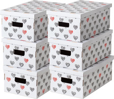 Set Di 6 Scatole in Cartone