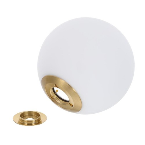 Paralume sfera bianco - paralume, latte