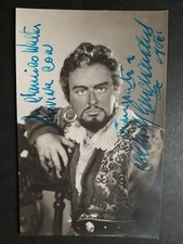 Tenore - Carlos Maria Guichandut nato a Buenos Aires - Autografo originale.