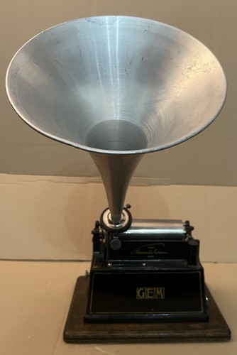 Fonografo thomas edison - thomas, cera