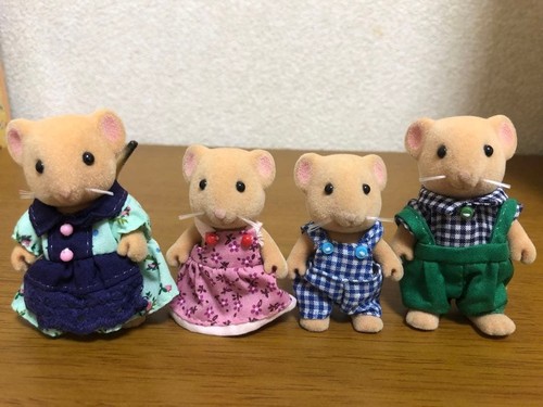 Sylvanian families dormouse - sylvanian,