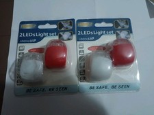 Luce Bici Kit di 4 Luci LED