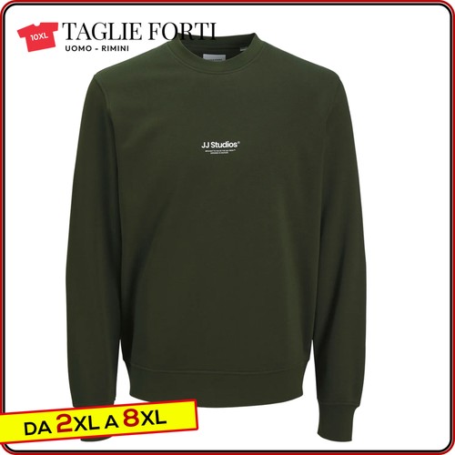 Felpa uomo taglie forti maglia - felpa,