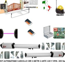 AUTOMAZIONE CANCELLO 4 MT 2