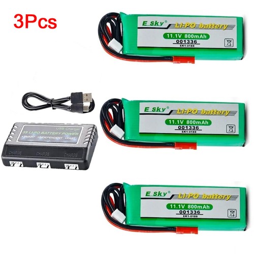 Batteria lipo 1v - 11.1v, 800mah