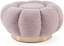 Pouf FLOREL in Tessuto Effetto