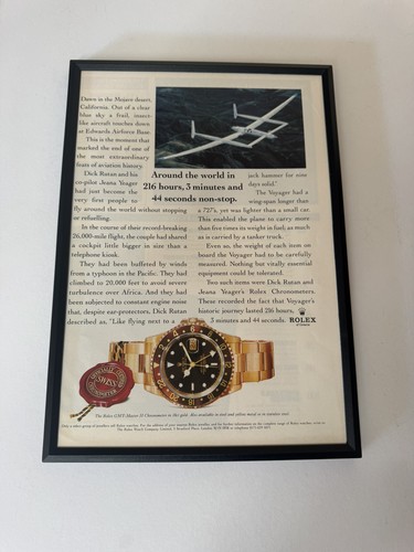 Framed original dick rutan - dick,