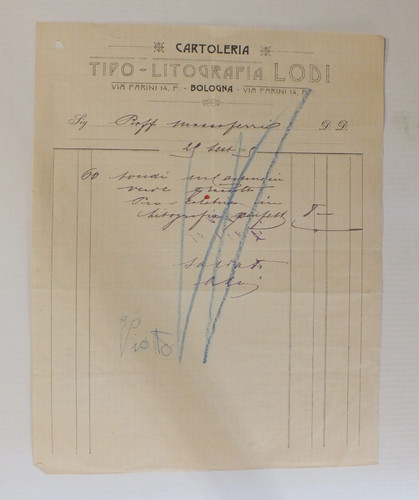 X512 cartoleria tipo - tipo-lito, lodi