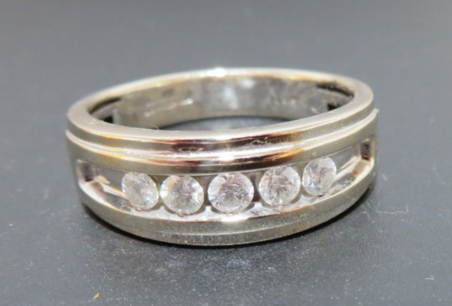 Anello uomo fascia diamanti - uomo,