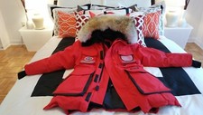 NUOVISSIMO PARKA GIACCA "RED
