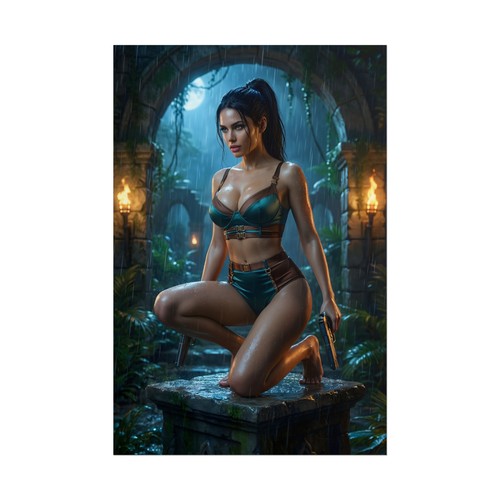 Lara croft poster - lara,