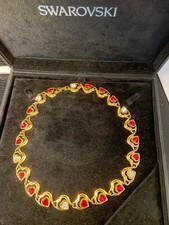 Swarovski collier vintage, oro