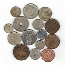 Lotto stock 15 monete Svezia