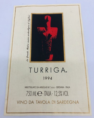 Turriga 1994 etichette vino - -,