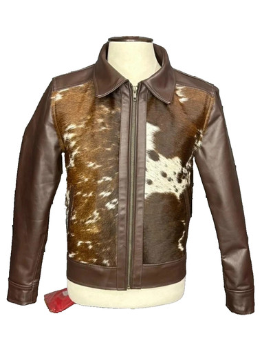 Giacca uomo marrone vera - , pelle