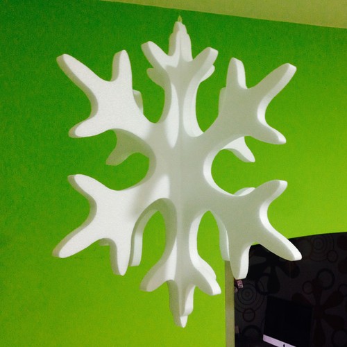 Natale stelle fiocchi di - 16,