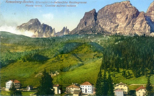 Bolzano passo monte - passo, croce