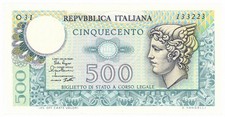 500 LIRE BIGLIETTO DI STATO