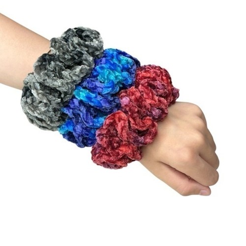 Scrunchie all uncinetto - scrunchie, all'uncinetto