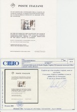 Italia Repubblica 1989: Foglietto - C. Chaplin non emesso cert.Cilio