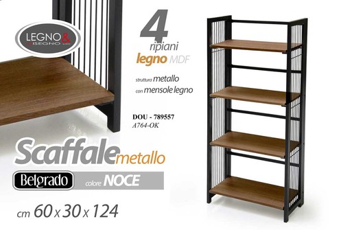 Scaffale libreria ripiani - 4,