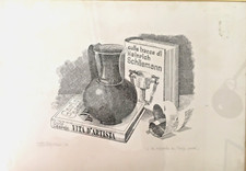 ETTORE MOSSINI "recherche du temps perdù" 1981 acquaforte 50x32 cm. Ottimo stato