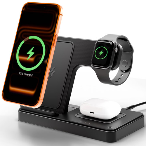 Caricabatteria wireless 15w - caricabatteria, 15w,3