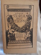 Nicola Turchi Storia delle Religioni Fratelli Bocca 1922 Torino