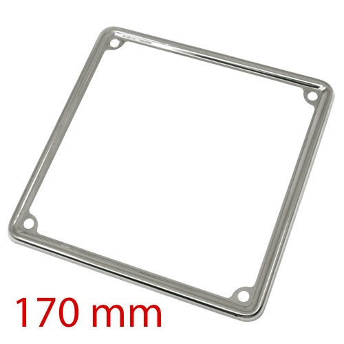 Cornice porta targa cromata