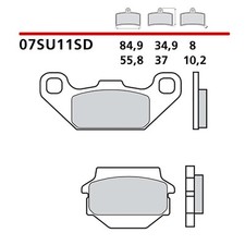 BREMBO KIT PASTIGLIE FRENO