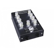 OMNITRONIC GNOME 202 BLACK MINI MIXER DJ 2 CANALI STEREO MICROFONO CUFFIA
