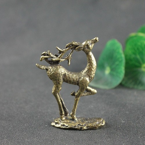 Statuina cervo sika ottone - sika,