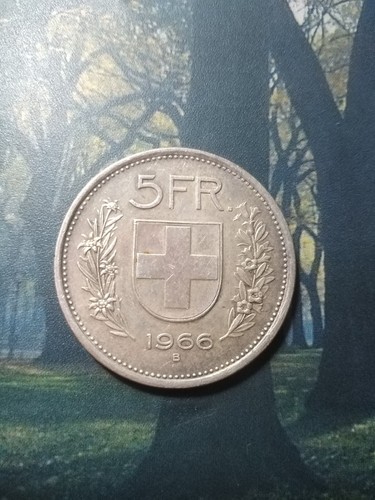 Svizzera 1966 moneta 5 - svizzera:1966-moneta, di