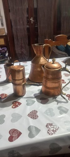 Set rame antico composto - in,