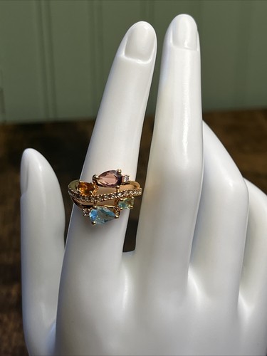 Anello tono oro - , con
