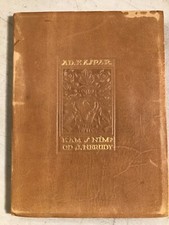 Tan Nerudаэ,Where with him? Written & painted by Adolf Kaspar 1800’s Leathebound