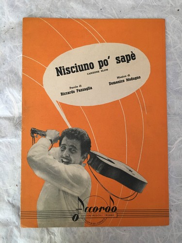 Spartito musicale nisciuno - musicale, po'