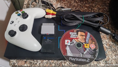 Playstation fat con joypad - playstation, 2