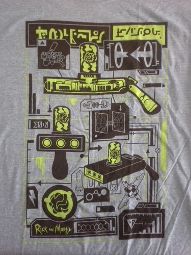 Shirt rick morty portal - t-shirt,