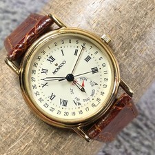 Vtg Movado Calendar Women