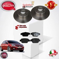 KIT 4 PASTIGLIE E 2 DISCHI POSTERIORI xFIAT BRAVO II 1.6 D MJT 120CV DAL 2008 ->