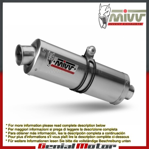 Scarico completo mivv oval - completo,